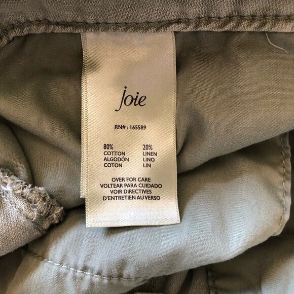 Joie NWT Women Flattering Pleated High Rise Subtle A-line Shorts XL Faded Cactus - Picture 9 of 15